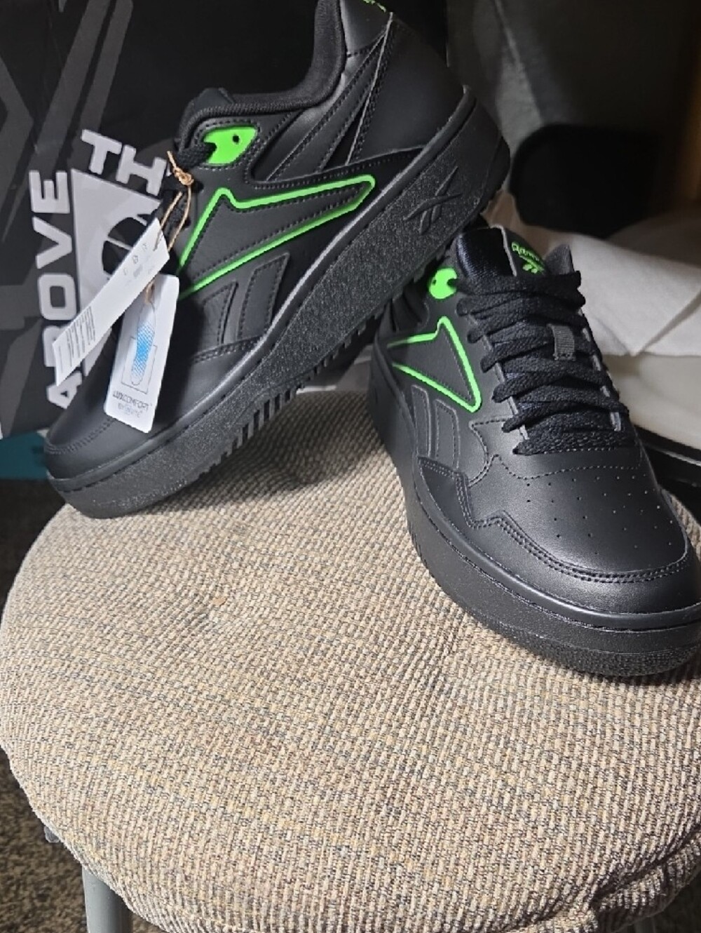 Reebok ATR Chill Men's Black/Lime Sneakers